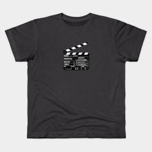 Moon Landing Clapperboard Kids T-Shirt